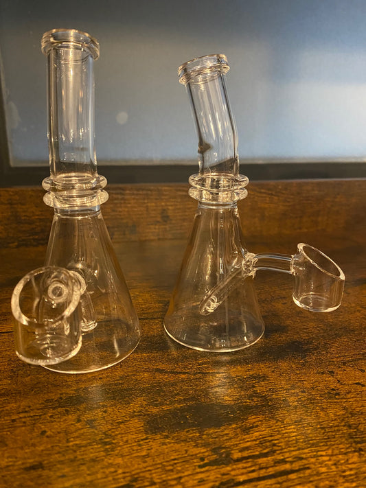 5" Mini Quartz Beaker Rig