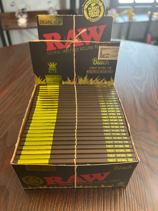 RAW Black Kingsize Papers