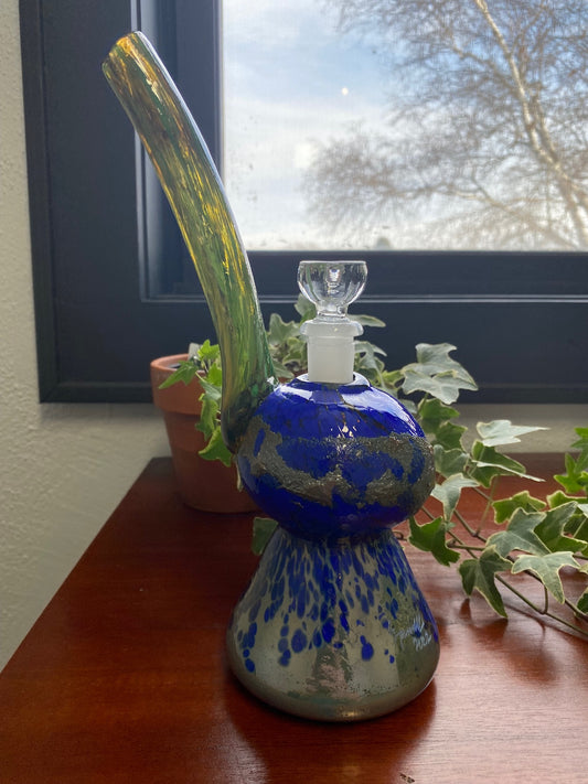 Softglass Special Mushroom Piece w/ Flower Bowl