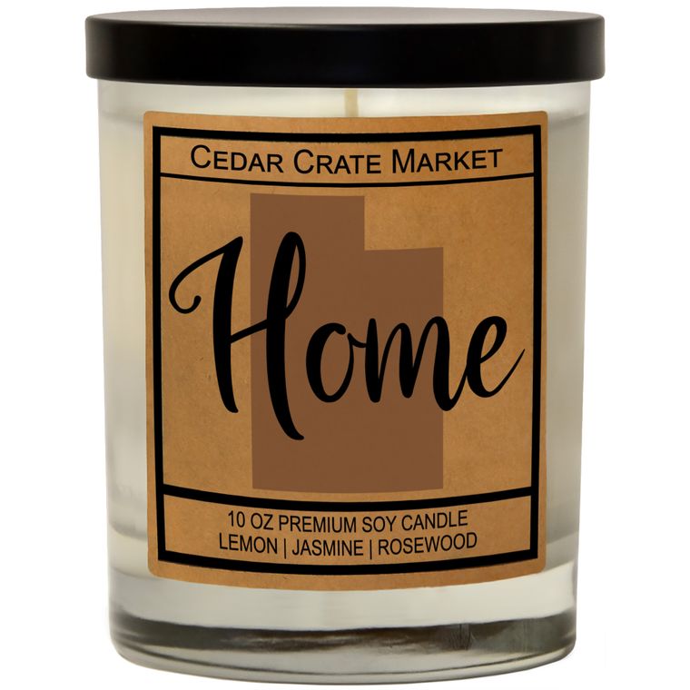 State Pride Home Kraft Candles, 100% Soy Wax