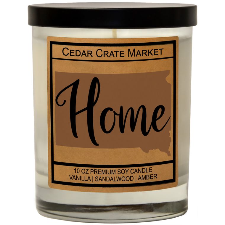 State Pride Home Kraft Candles, 100% Soy Wax