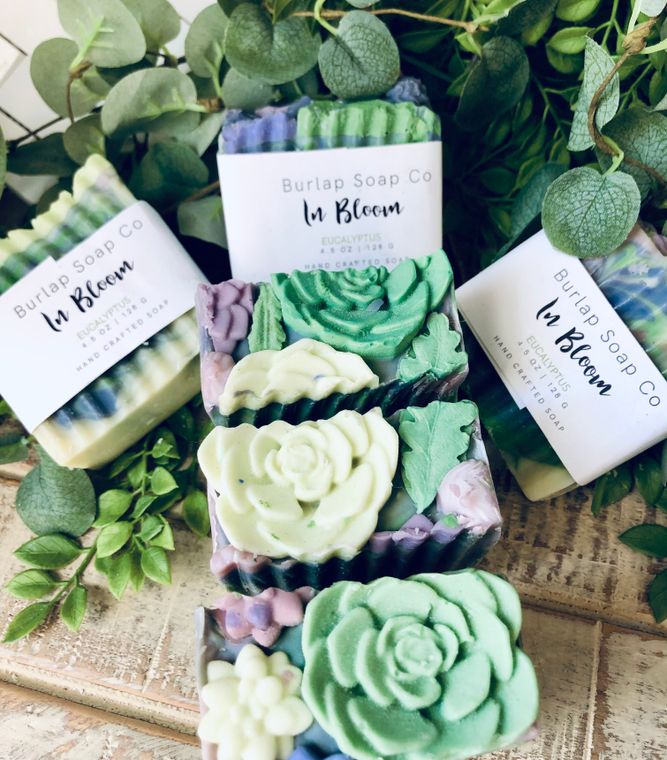 In Bloom Eucalyptus Handcrafted Artisan Soap