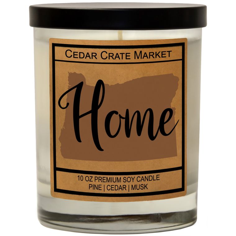 State Pride Home Kraft Candles, 100% Soy Wax