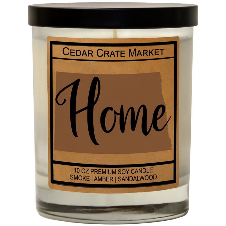 State Pride Home Kraft Candles, 100% Soy Wax