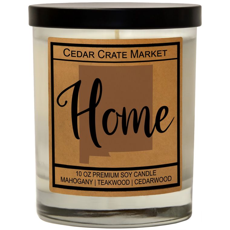 State Pride Home Kraft Candles, 100% Soy Wax