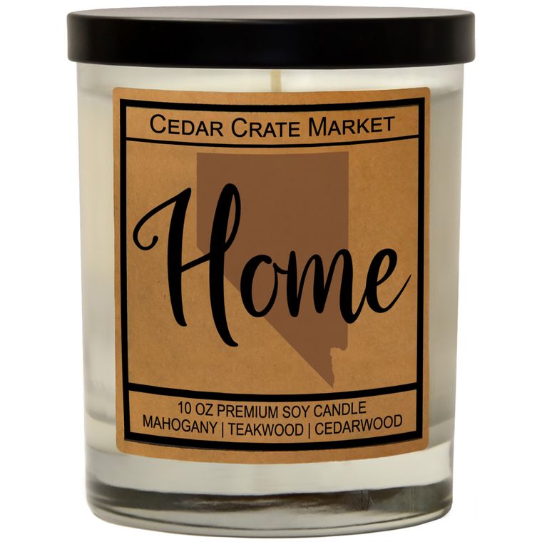 State Pride Home Kraft Candles, 100% Soy Wax