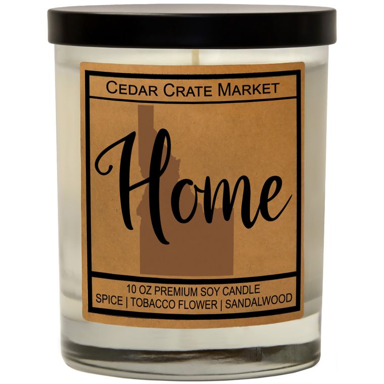 State Pride Home Kraft Candles, 100% Soy Wax