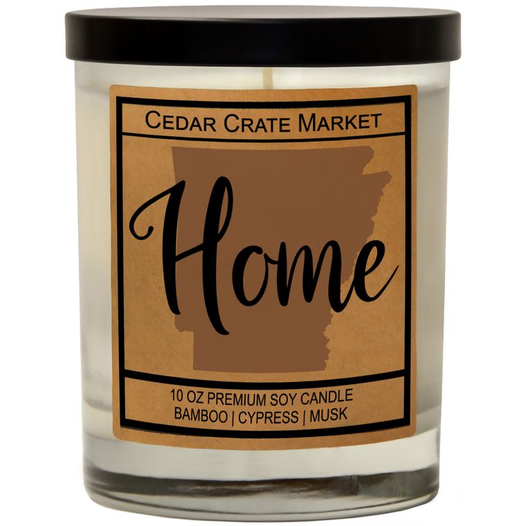 State Pride Home Kraft Candles, 100% Soy Wax