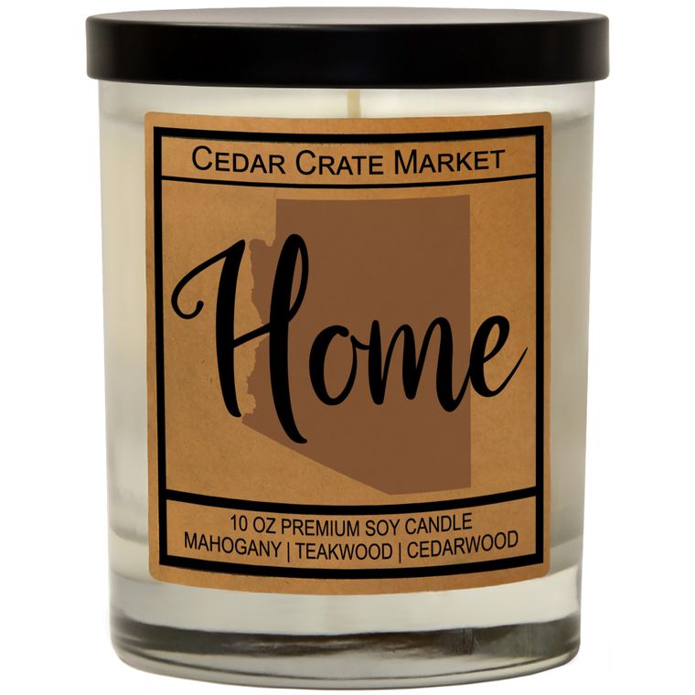 State Pride Home Kraft Candles, 100% Soy Wax