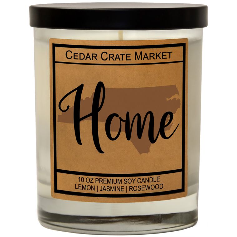 State Pride Home Kraft Candles, 100% Soy Wax