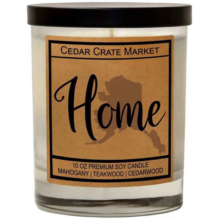 State Pride Home Kraft Candles, 100% Soy Wax