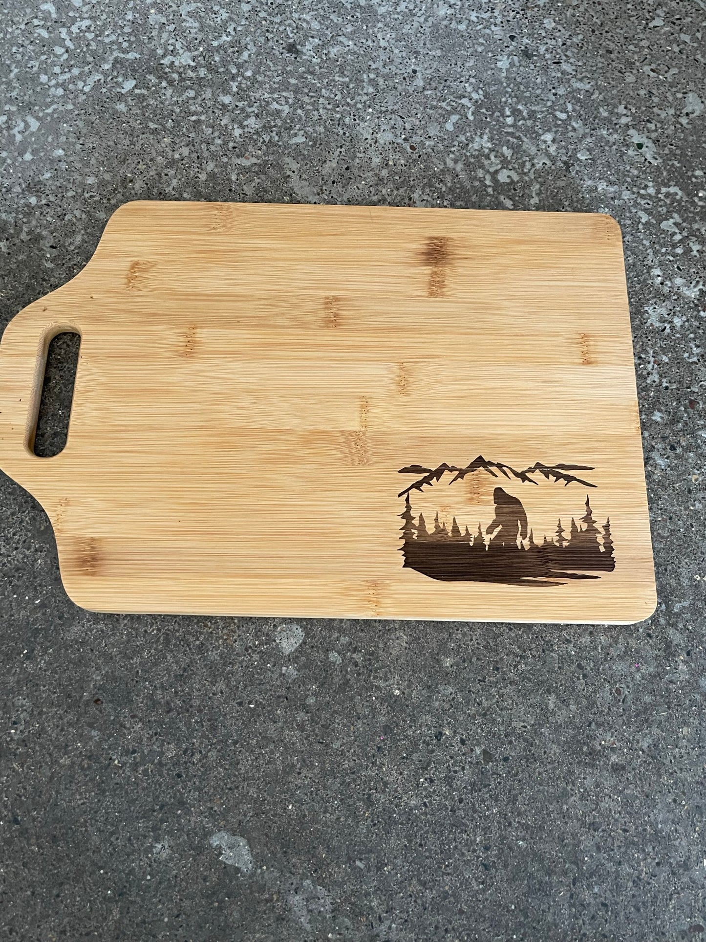 Bigfoot bamboo cutting board